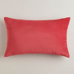 Coral Velvet Pillow