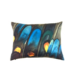 Peacock Silk pillow