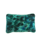 Turquoise Velvet pillow