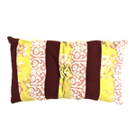 Floral Striped Pillow