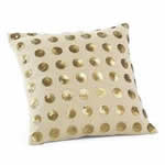 Gold Dots Pillow