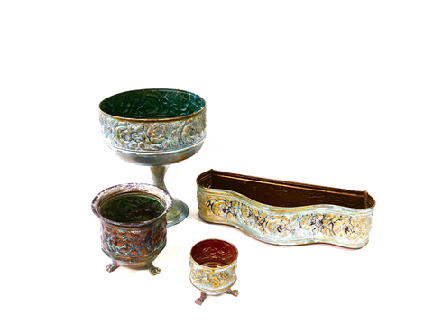 www.classicvintagerentals.com ? 1257 - Verdigris Containers