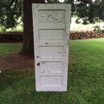 Reed Wood Door