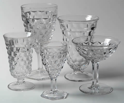 www.classicvintagerentals.com  1877 - Fostoria Stemware