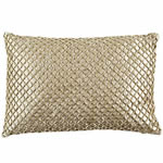 Gold Bead Pillow