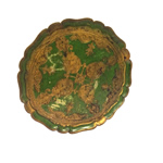Green Florentine Tray