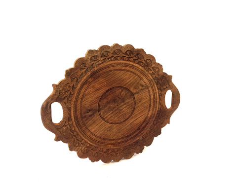 www.classicvintagerentals.com ? 2817 - Carved Wooden Tray