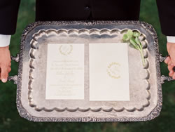 www.classicvintagerentals.com ? 2896 - Laurent Silver Platter