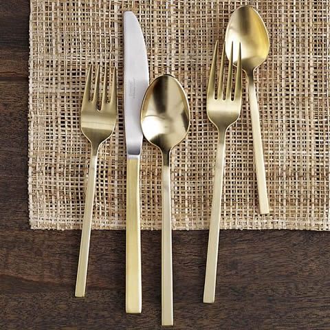 www.classicvintagerentals.com  3335 - Gold Plated Flatware