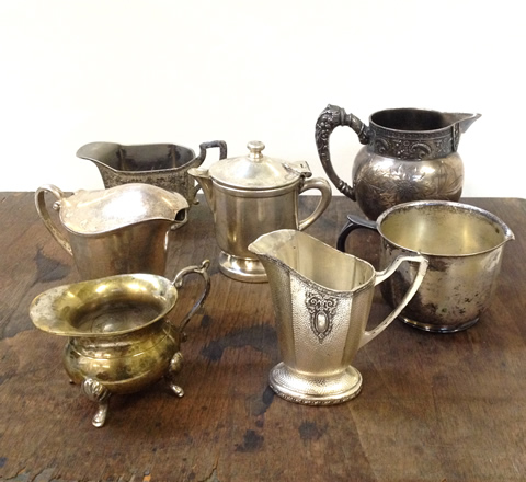 www.classicvintagerentals.com ? 3500 - Silver Cream & Sugar