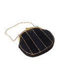 Black Velvet Purse