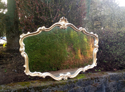 www.classicvintagerentals.com ? 4174 - Josette Gold Mirror