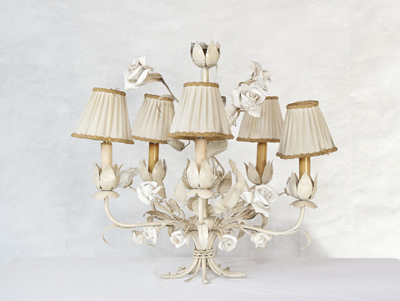 www.classicvintagerentals.com  4376 - Italian Cream Chandelier