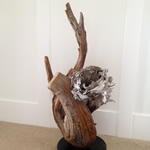 Beehive Wood Sculpture