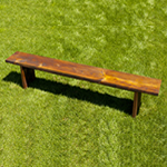 Walnut Stained Fir Bench