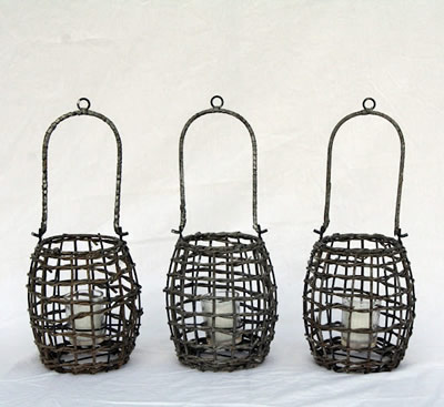 www.classicvintagerentals.com  5155 - Ingrid Wicker Lanterns