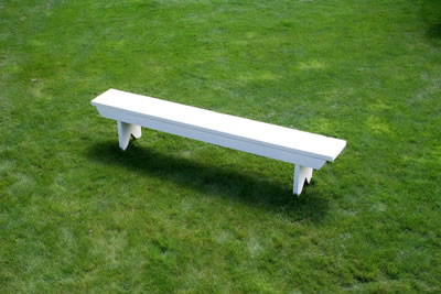 www.classicvintagerentals.com ? 5162	White Farm Bench