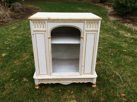 www.classicvintagerentals.com ? 5476 - Grace Grey Cabinet