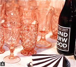 www.classicvintagerentals.com  5836 - Pink Goblets