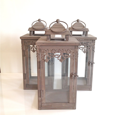 www.classicvintagerentals.com  6621 - Tall Grey Lanterns