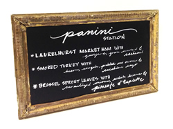 www.classicvintagerentals.com ? 8577 - Pia Gold Frame, used as chalkboard