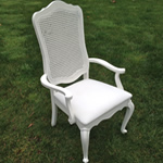 Lacy White Chair