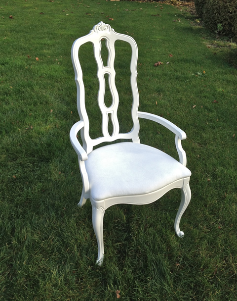 www.classicvintagerentals.com ? 9393 - June White Chair