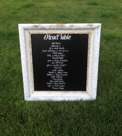 Georgia White Chalkboard