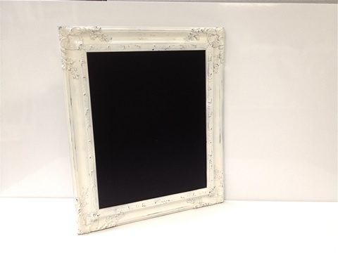 www.classicvintagerentals.com ? 9924 - Francis White Chalkboard