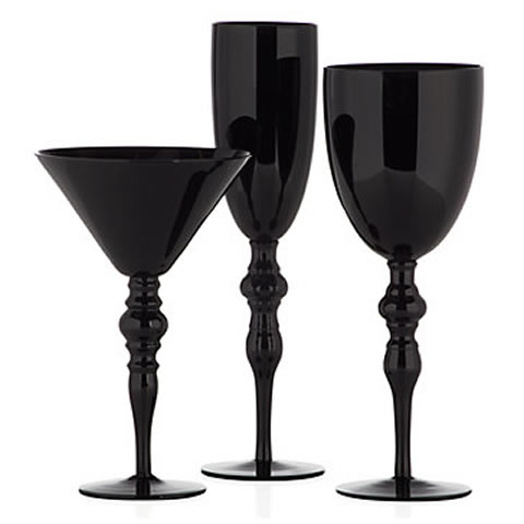www.classicvintagerentals.com  9925 - Onyx Stemware